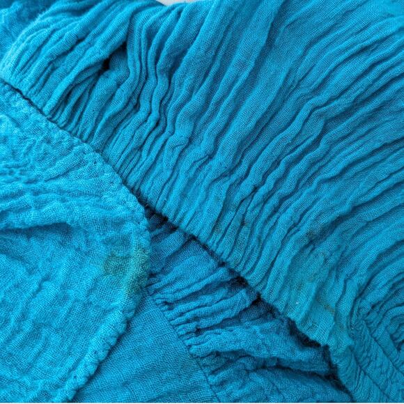 Vintage 1990's ANNA KONYA Renaissance Fair Gypsy Tiered MAXI SKIRT Crinkly Gauze - Picture 9 of 10